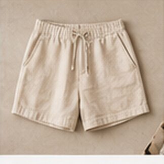 AuraStyle - Linen Drawstring Shorts