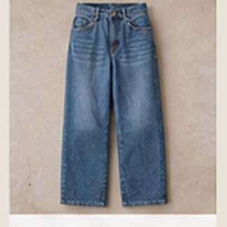 AuraStyle - Straight Denim Trousers