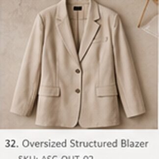 AuraStyle - Oversized Structured Blazer