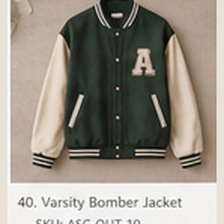 AuraStyle - Varsity Bomber Jacket