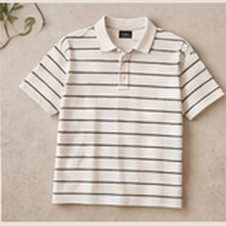 AuraStyle - Striped Cotton Polo
